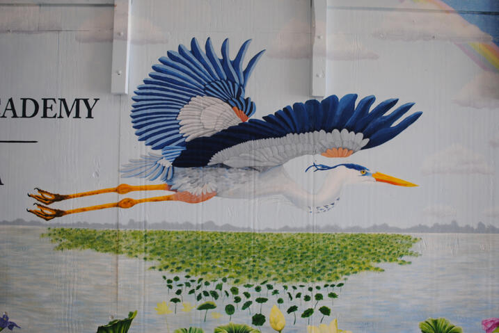 Blue Heron - 8 ft x 6 ft